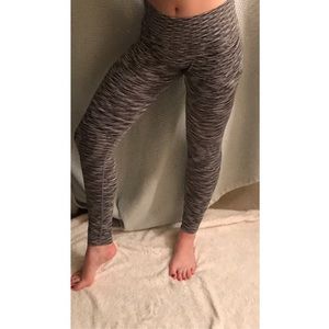 ITZONI striped mid-rise leggings